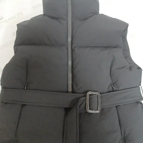 BELSTAFF BLACK WOMENS LOE GILET - UK 8 