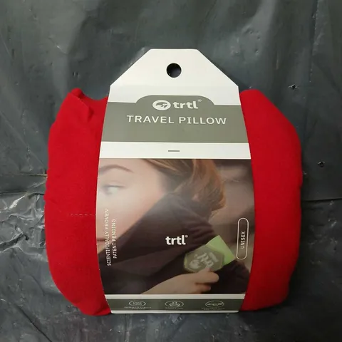 TRTL TRAVEL NECK SUPPORT PILLOW IN RED