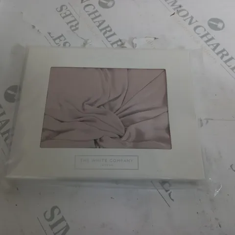 BOXED THE WHITE COMPANY SILK SLEEP TURBAN IN VINTAGE PINK