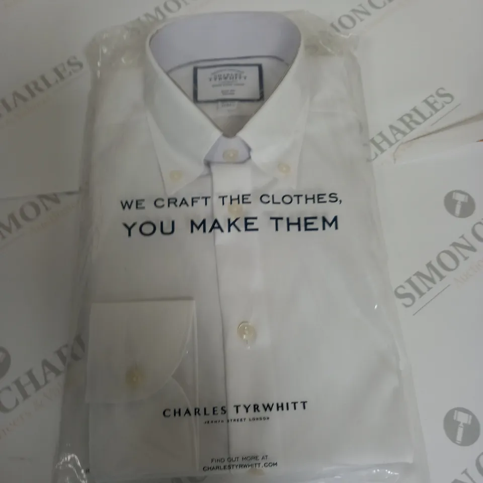 BAGGED CHARLES TYRWHITT SLIM FIT SHIRT SIZE 14/33"