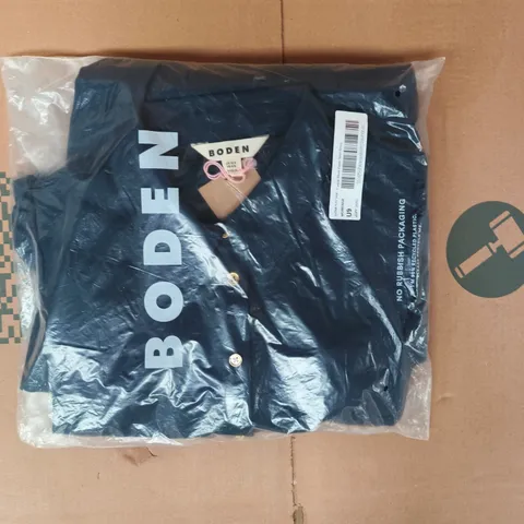 BAGGED BODEN CATRIN SHORT PONTE SHIRT DRESS IN NAVY SIZE 10R