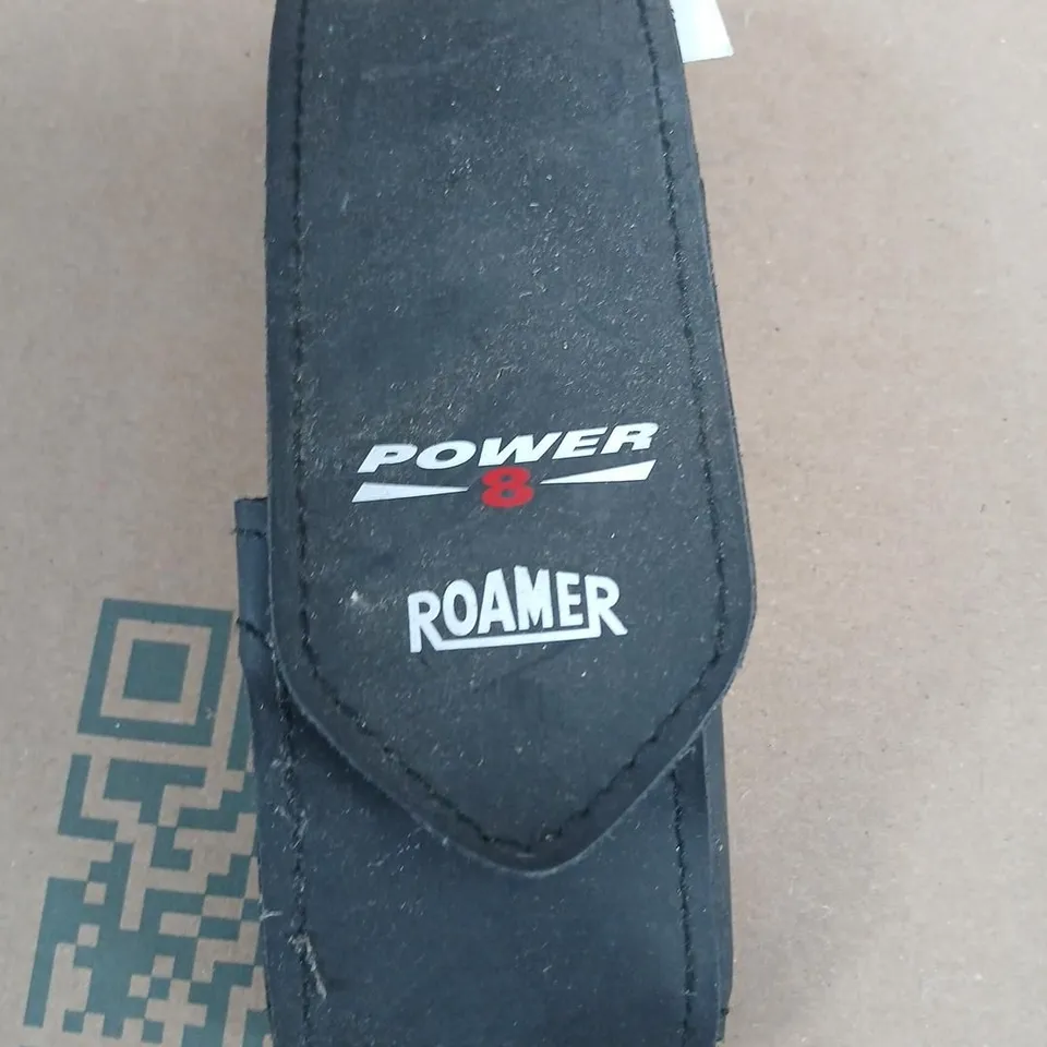 ROAMER LADIES' RECTANGULAR WRISTWATCH WITH BROWN CROCODILE-PATTERN STRAP