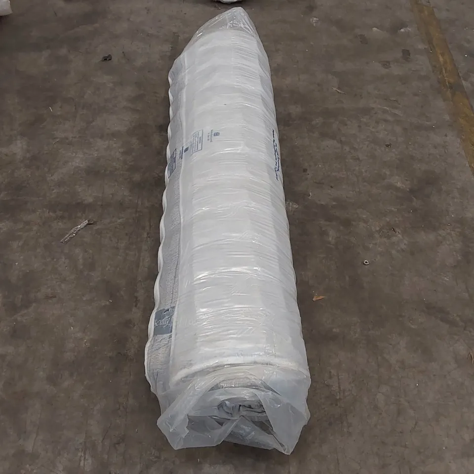 QUALITY BAGGED AND ROLLED 4'6" DOUBLE ADAMINE SERENITY COIL SPRING AND COMFORT HYBRID MATTRESS