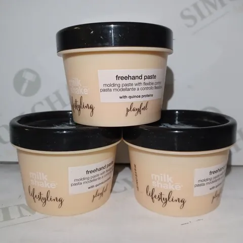 LOT OF 5 X 100ML MILK SHAKE LIFESTYLING FREEHAND PASTE