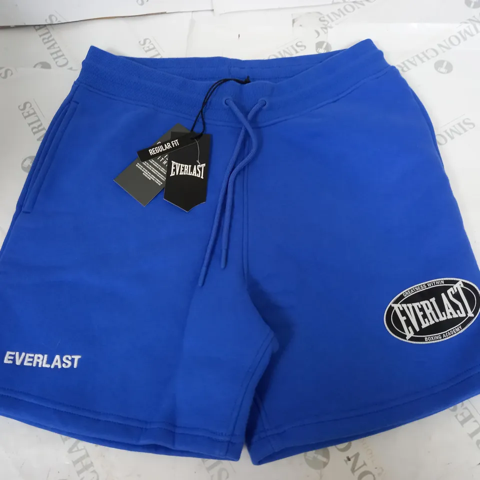 EVERLAST REGULAR FIT WARP SHORTS IN BLUE - L