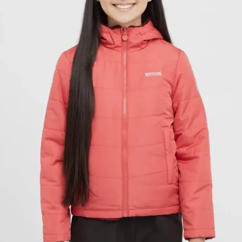 BRAND NEW REGATTA KIDS KYRELL REVERSIBLE JACKET RED - 11-12 YRS