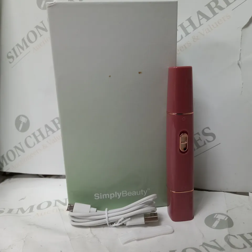 SIMPLY BEAUTY 2 IN 1 SUPER SMOOTH FACE & BROWS HAIR REMOVER SYSTEM PINK