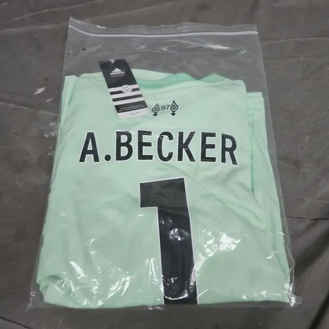LIVERPOOL FC GOALKEEPER JERSEY - A.BECKER 1 - SIZE 22