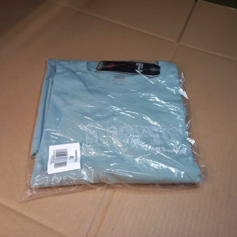 PACKAGED LEVIS LIGHT VINTAGE FIT GREEN/LOGO TEE - XL