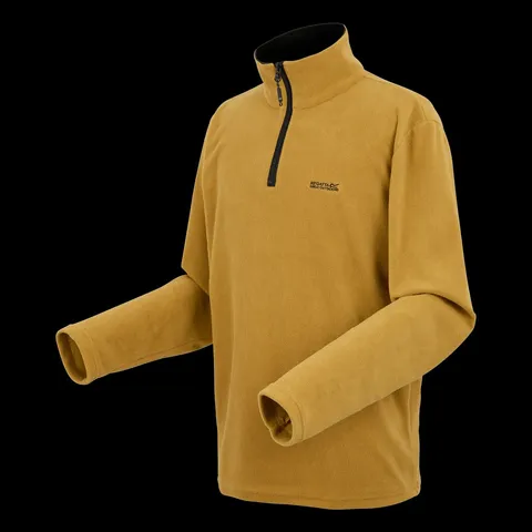 REGATTA MEN'S THOMPSON LIGHTWEIGHT HALF ZIP FLEECE MUSTARD SIZE 4XL