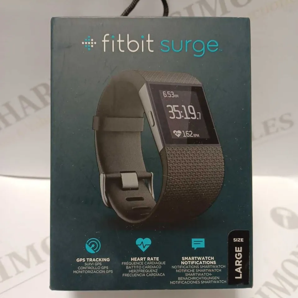 FITBIT SURGE LARGE ACTIVITY AND HEART RATE TRACKER