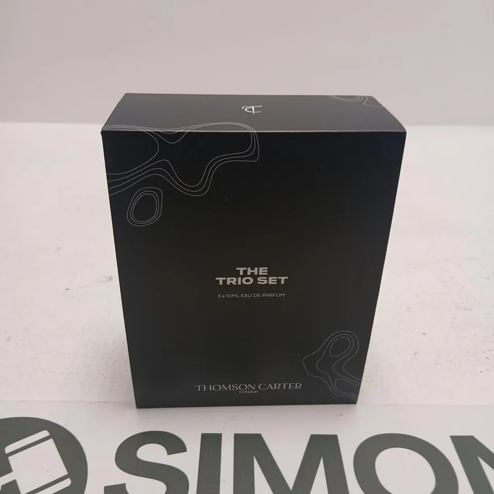 BOXED THOMPSON CARTER THE TRIO SET 3 X 10ML