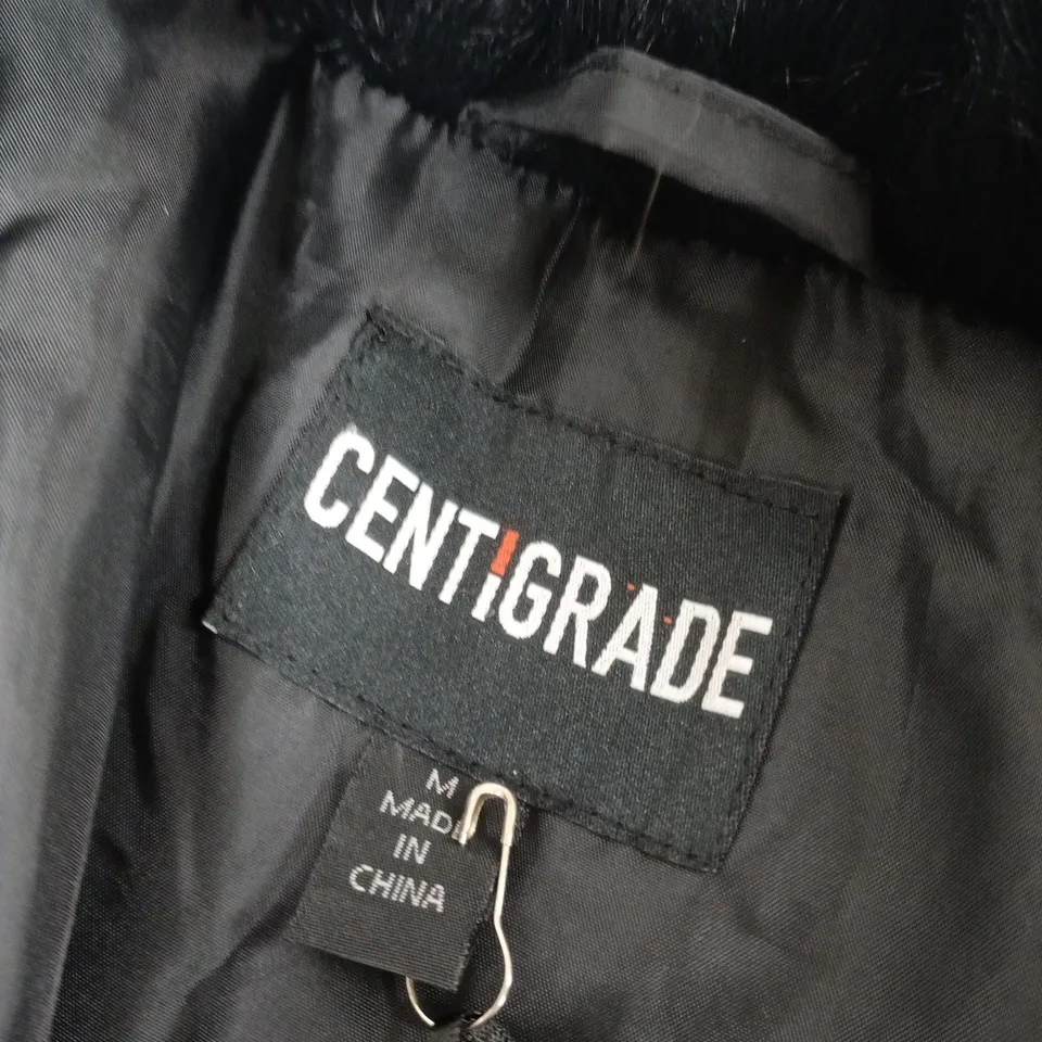 CENTIGRADE BLACK FAUX FUR COAT – MADE IN CHINA