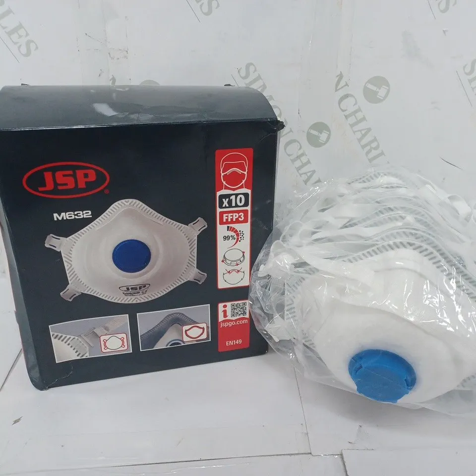 BOXED JSP M632 FFP3 10x MASKS