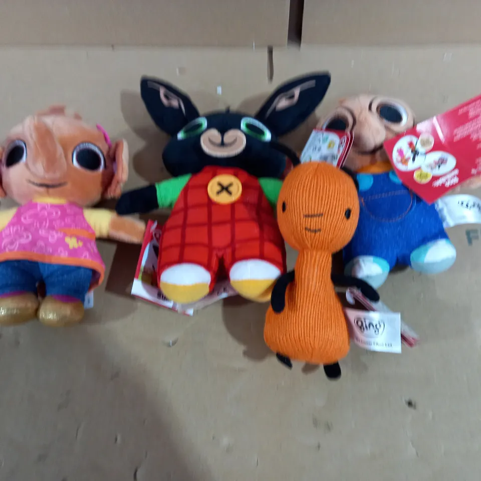 LOT OF 4 BING PLUSHIES