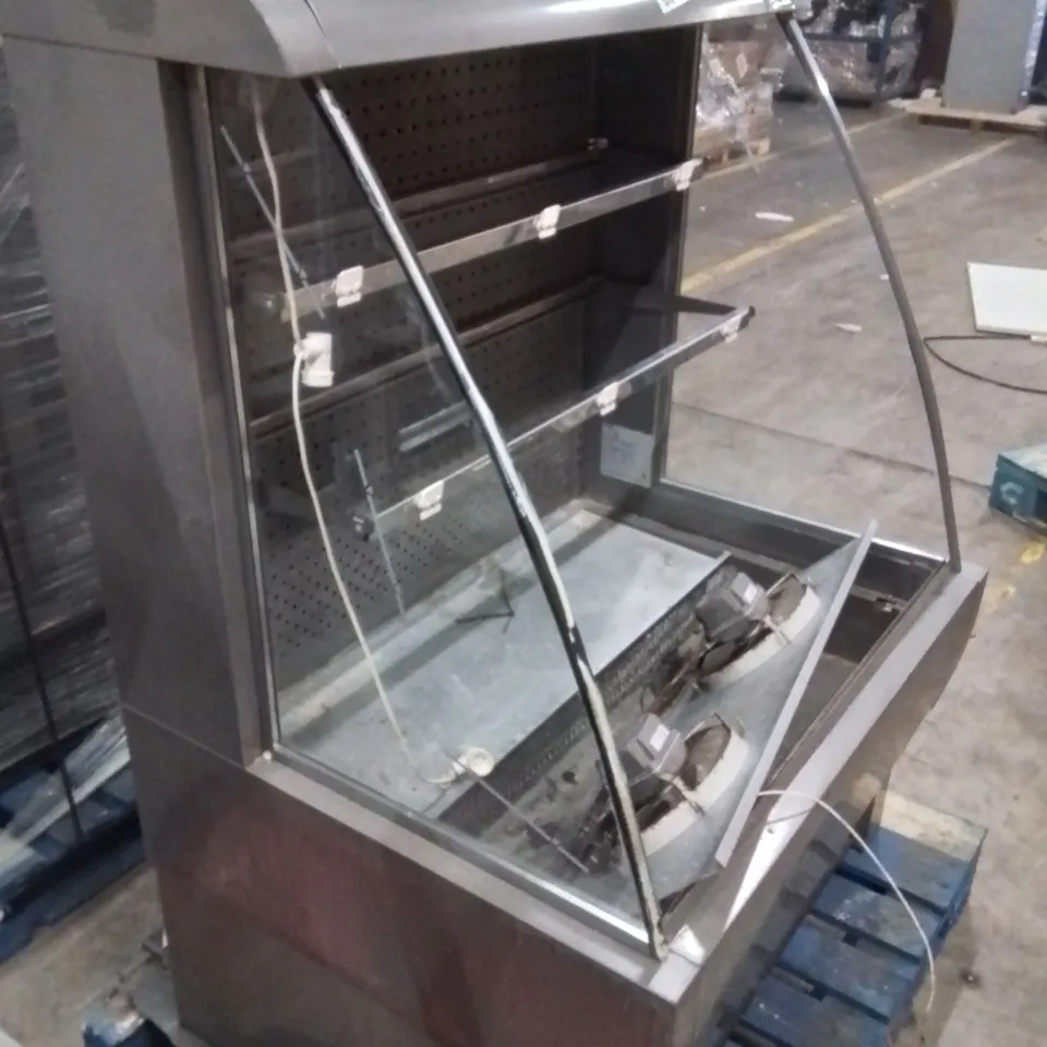 STAINLESS STEEL COMMERCIAL COLD DISPLAY FRIDGE/COUNTER