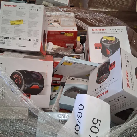 PALLET OF ASSORTED UNPROCESSED RAW RETURN ELECTRICAL PRODUCTS TO INCLUDE;