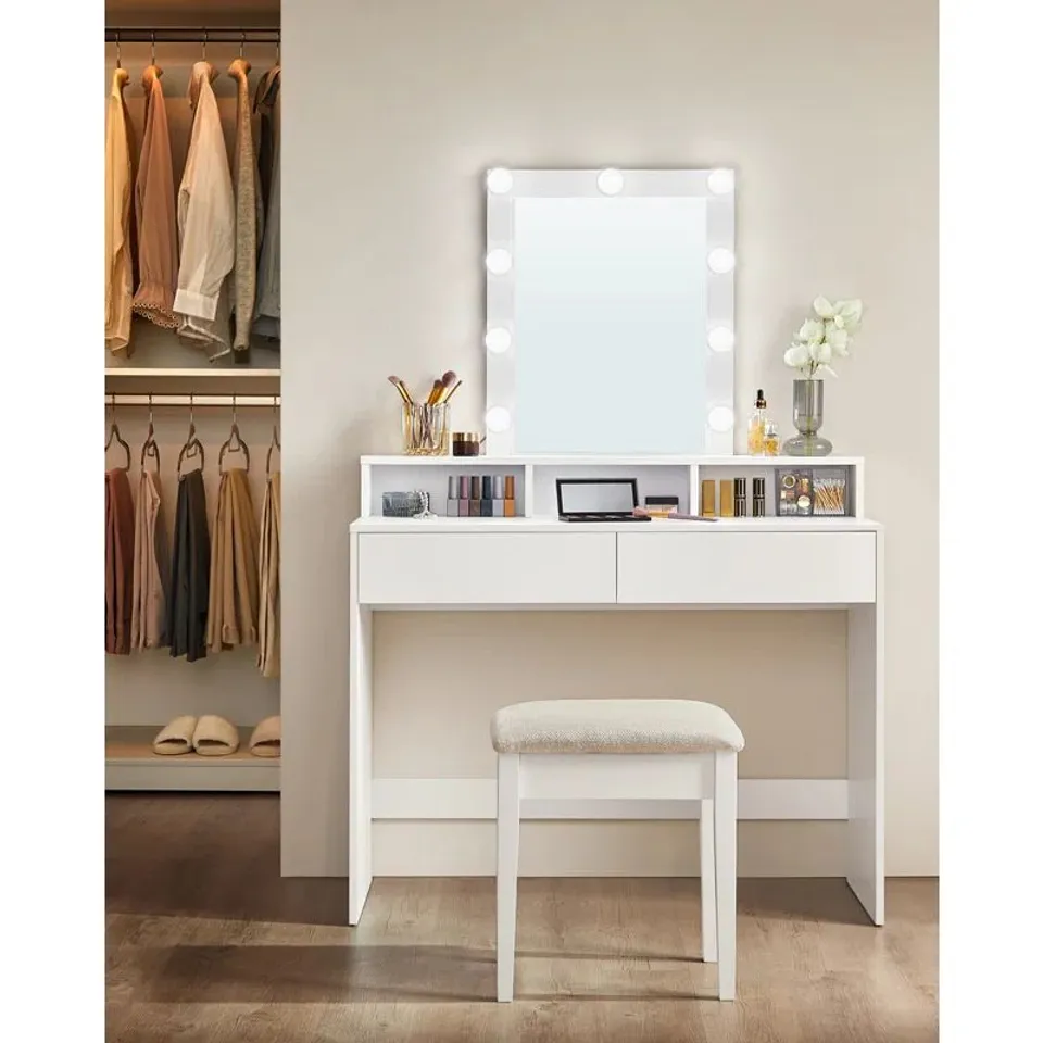 BOXED ATILA DRESSING TABLE WITH MIRROR (1 BOX)