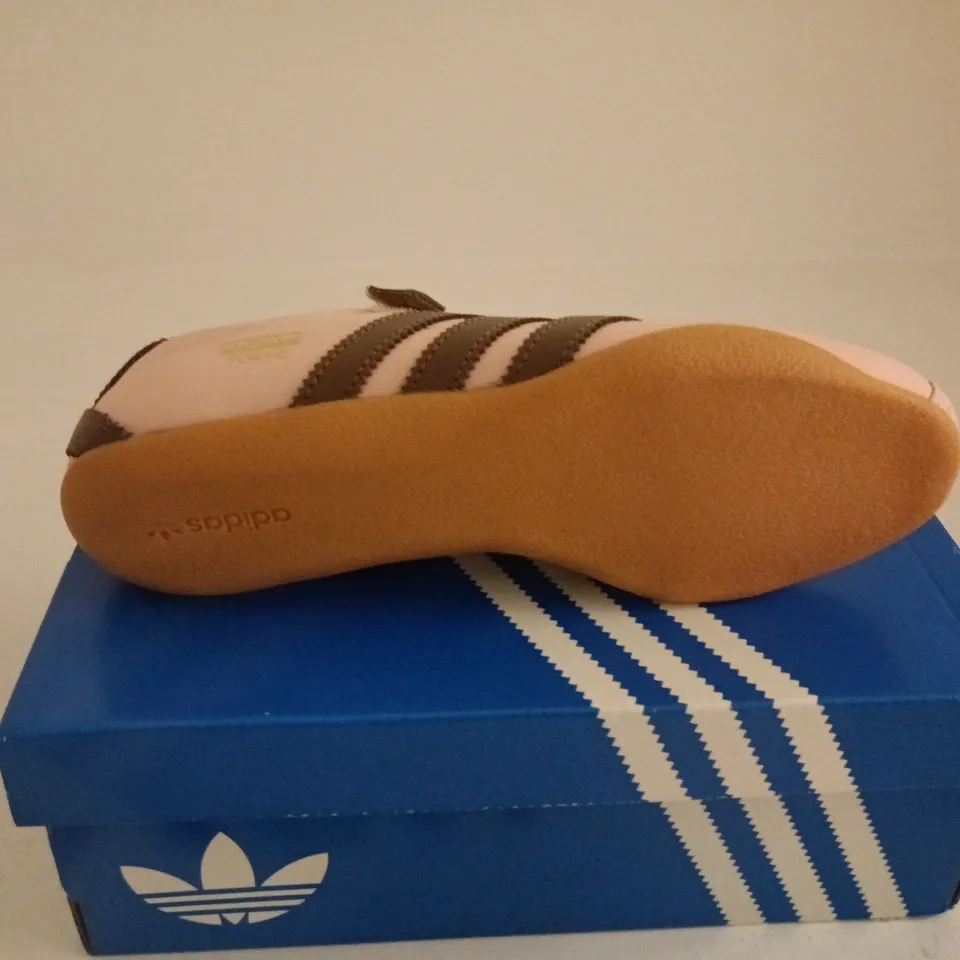 ADIDAS PINK/BROWN TRAINERS LADIES 4.5 BOXED