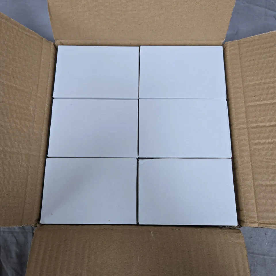 6 BOXED SUBLIMATION WHITE PLAIN MUGS 