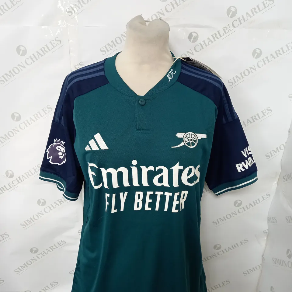 ARSENAL FC AWAY SHIRT SIZE M WITH MARTINELLI 11
