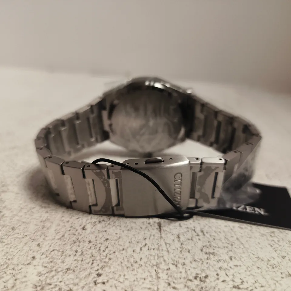 CITIZEN ECO-DRIVE WATCH WITH ORANGE DIAL