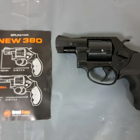 BRUNI GUNS NEW 380 BLANK FIRING GUN IN CARRY CASE
