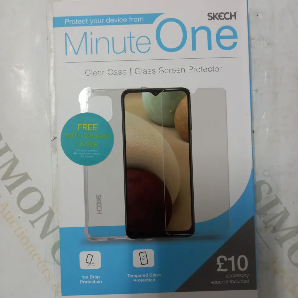 LOT OF 20 MINUTE ONE CLEAR CASE & SCREEN PROTECTOR KITS FOR SAMSUNG GALAXY A12