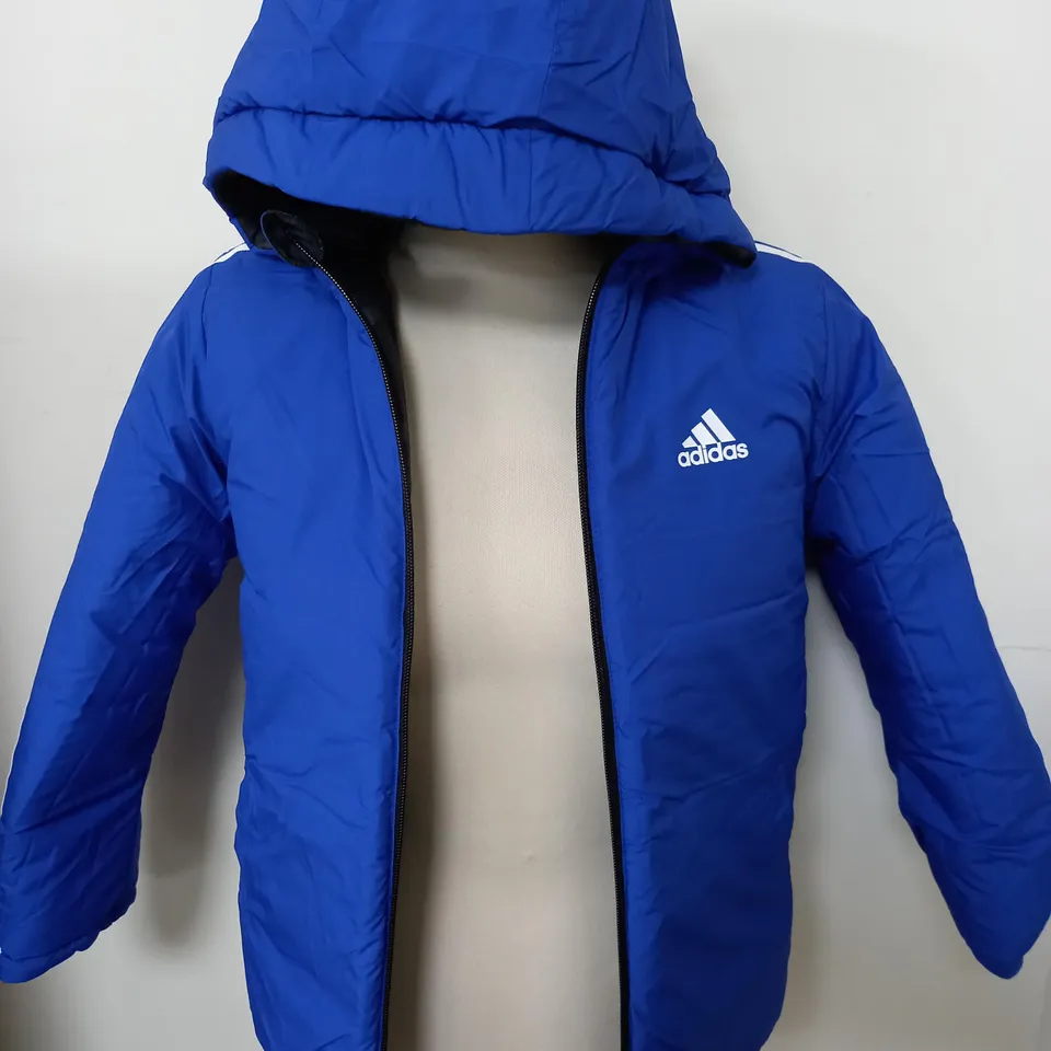 ADIDAS REVERSABLE PADDED COAT SIZE 9-10 YEARS