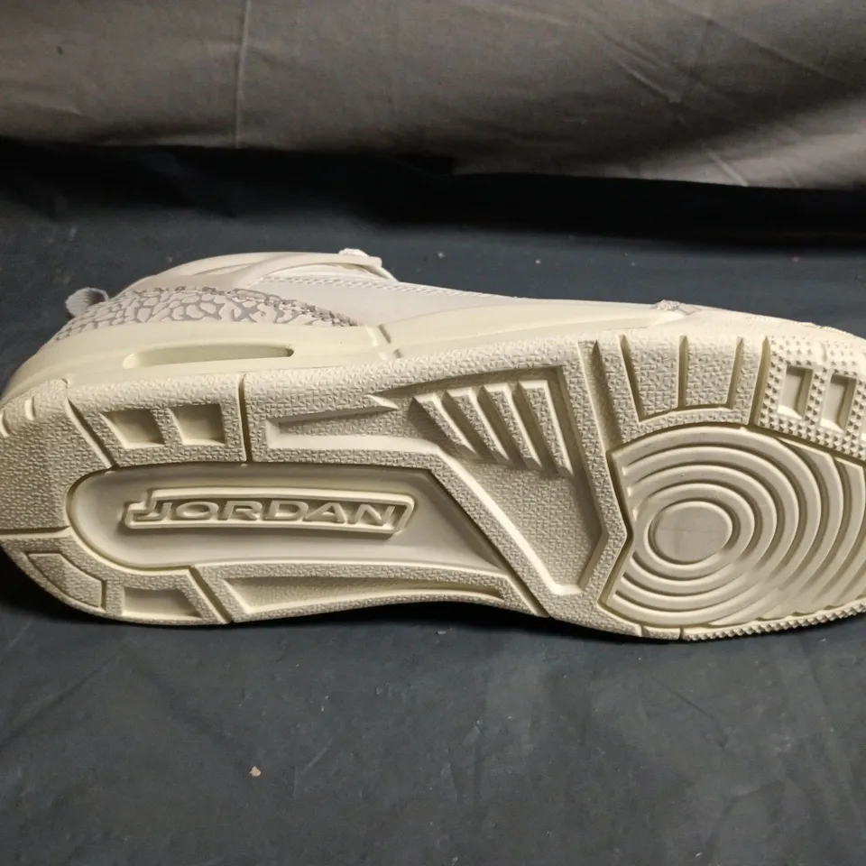 PAIR OF Air Jordan 4 Retro White Cement Sneakers – UK SIZE UNSPECIFIED