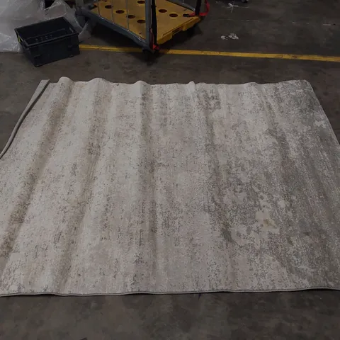 POWER LOOM CHARCOAL/WHITE RUG // 160 X 220CM
