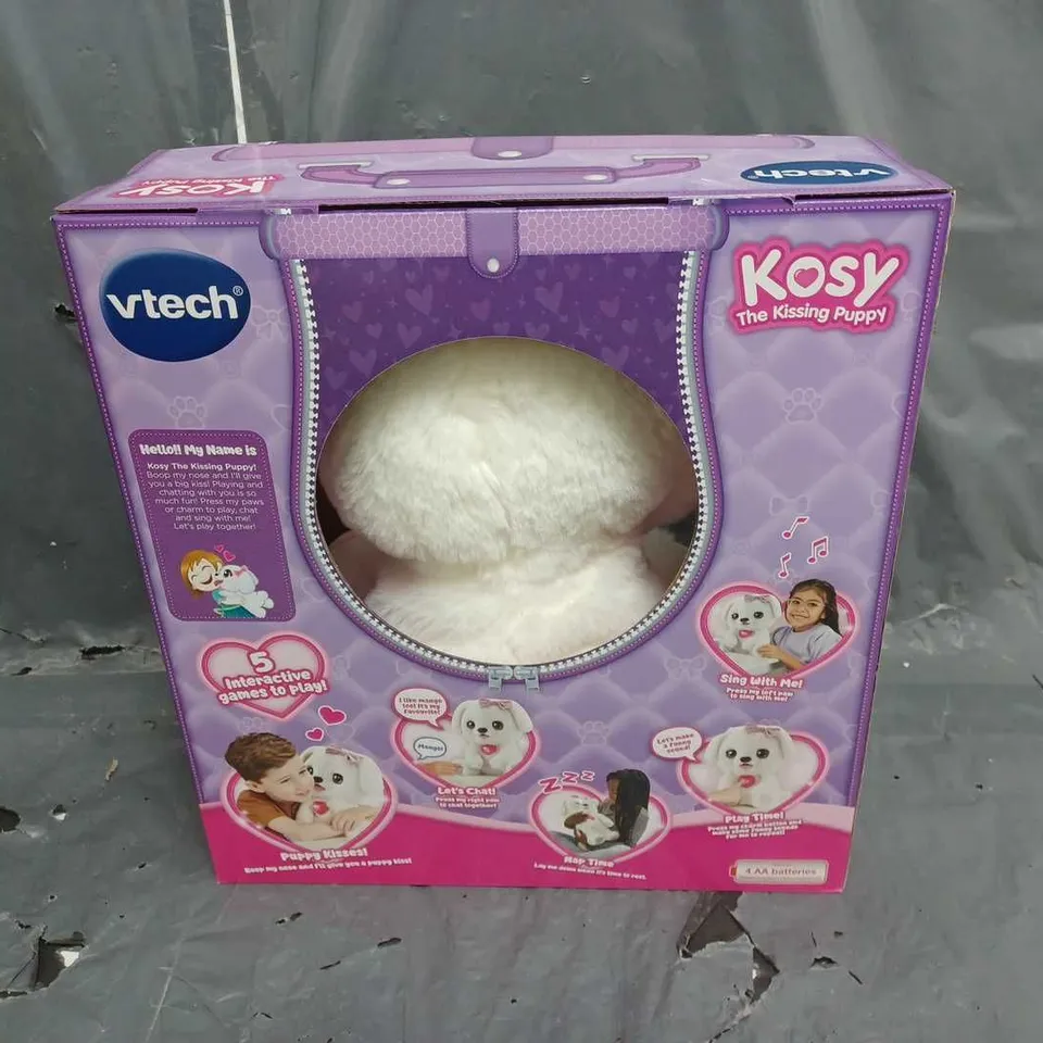 BOXED VETCH KOSY KISSING PUPPY