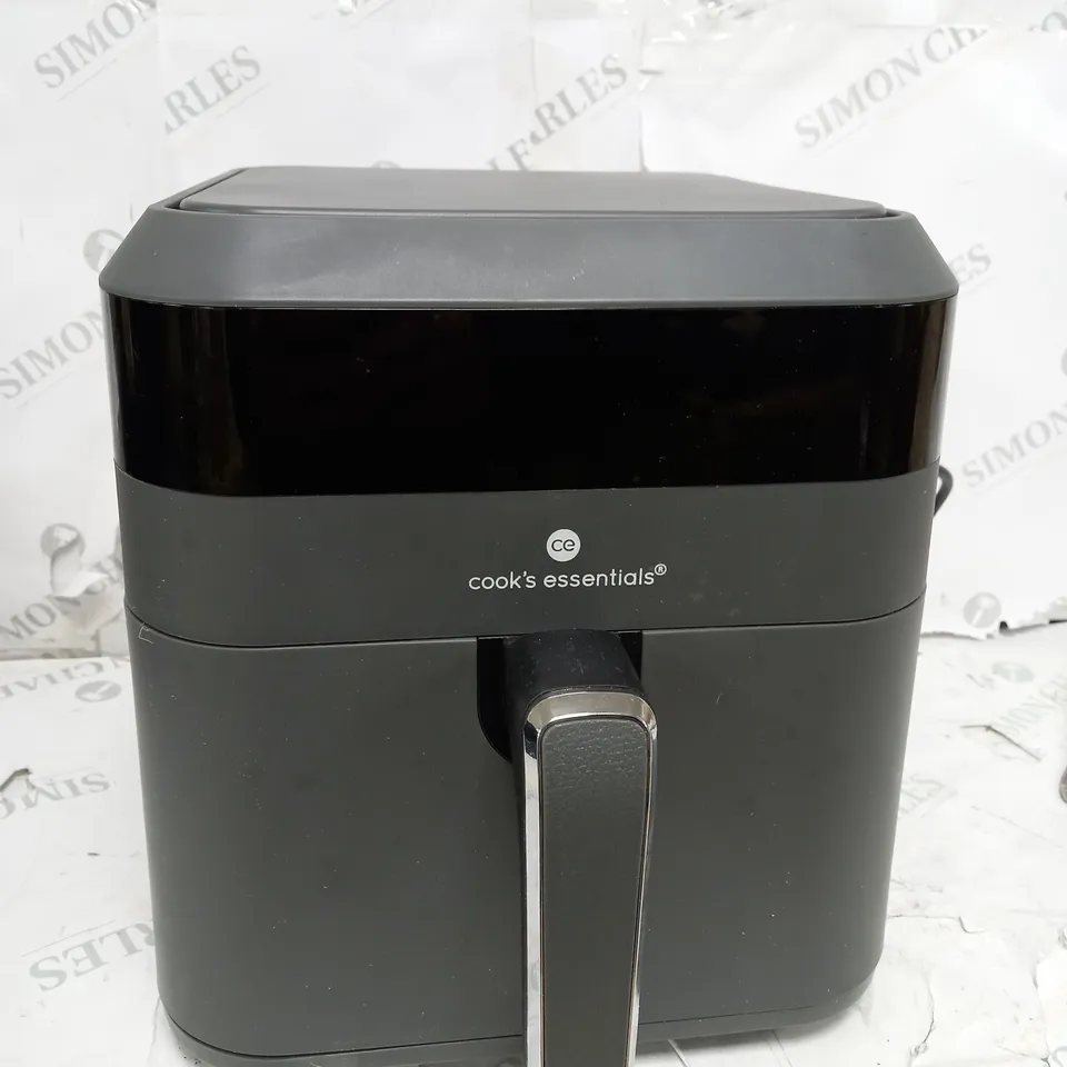 COOK'S ESSENTIALS 5.8L AIR FRYER IN SLATE GREY