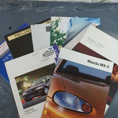 APPROX. 8 OLD CAR MAGAZINES TO INCLUDE - MAZDA MX-5 - FORD - HONDA