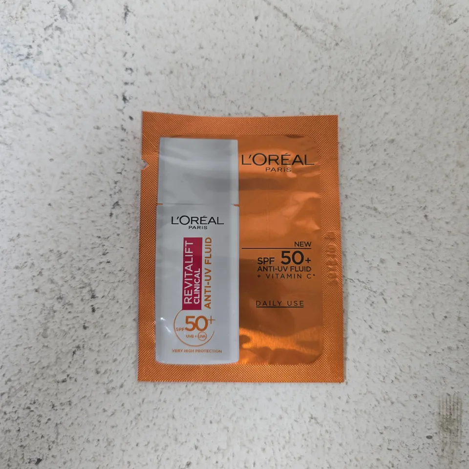 APPROXIMATELY 1000 LOREAL PARIS SPF 50+ ANTI-UB FLUID (1.5ML)