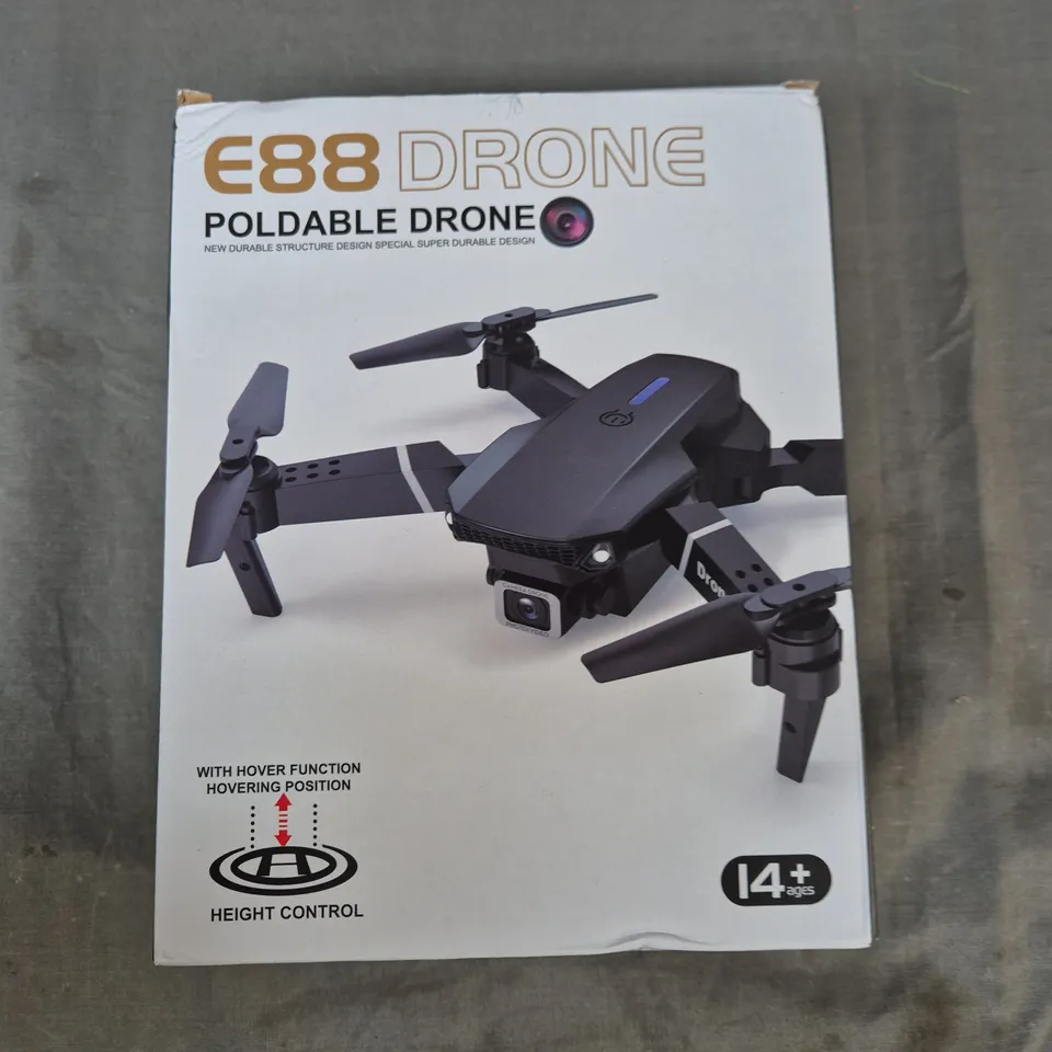 BOXED E88 FOLDABLE DRONE