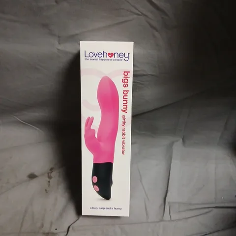 LOVEHONEY PINK RABBIT VIBRATOR – BOXED, GIRTHY RABBIT VIBRATOR 