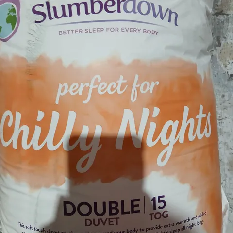 SLUMBERDOWN DOUBLE DUVET – 15 TOG