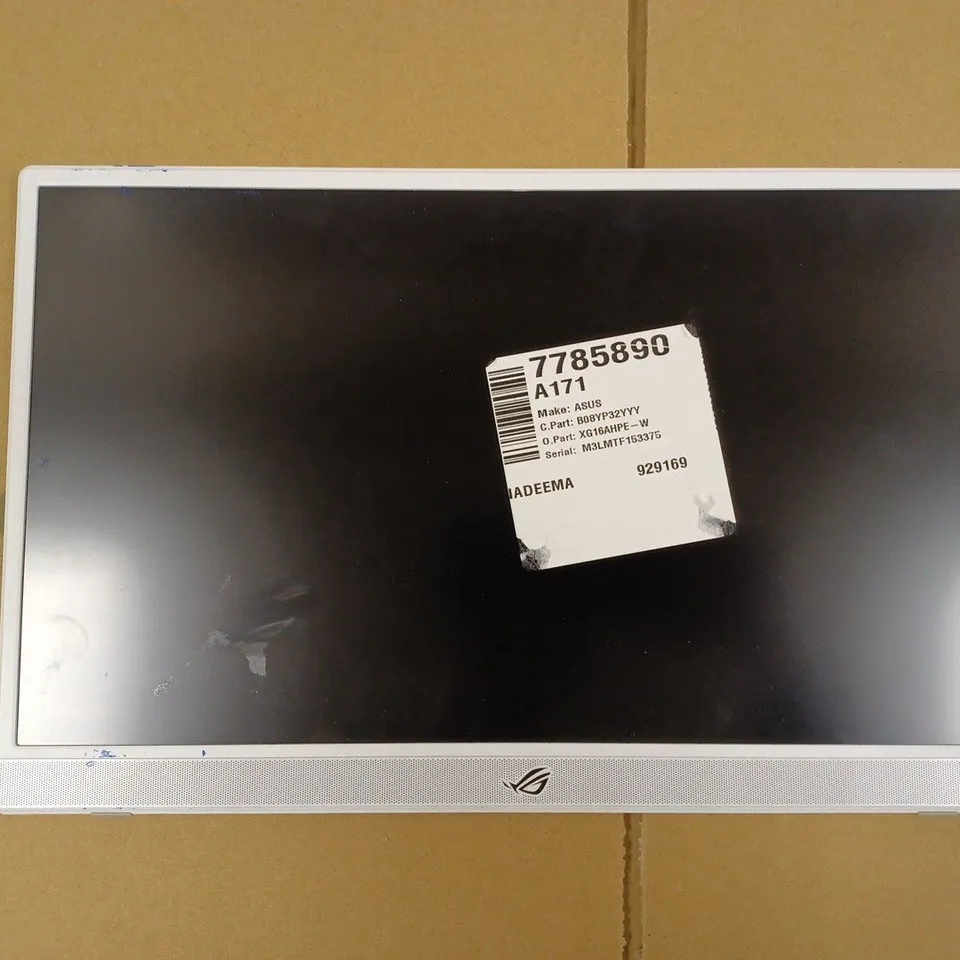 ASUS ROG STRIX XG16AHPE-W PORTABLE 144HZ 15.6 INCH GAMING MONITOR