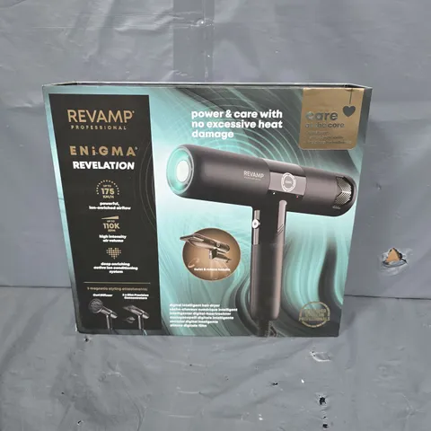 BOXED REVAMP ENIGMA REVELATION HAIR DRYER DR-6500-EU