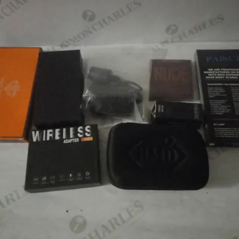 GROUP OF APPROX 8 ASSORTED ITEMS TO INCLUDE PHONE BATTERY, MAKEUP, GLUCOSE TESTER ETC