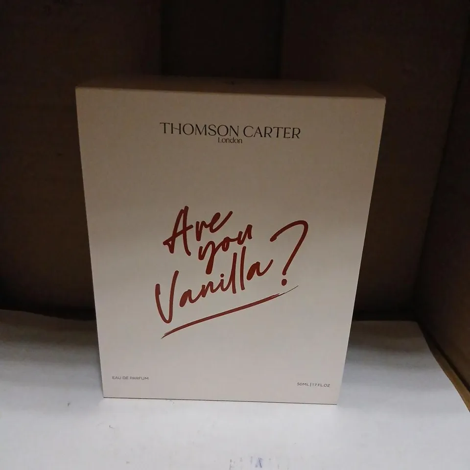 BOXED THOMPSON CARTER ARE YOU VANILLA EAU DE PARFUM 50ML