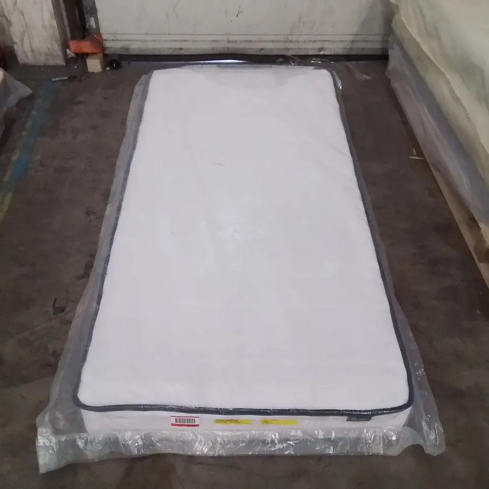 QUALITY BAGGED TIGHT TOP SPRING MATTRESS 15CM/6IN HEIGHT - 90CM SINGLE