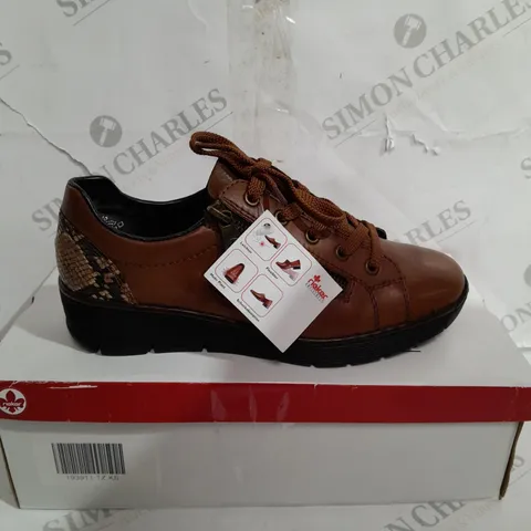 BROWN RIEKER SHOES SIZE 5