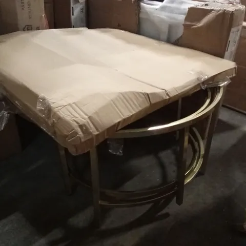 SOFIA GLASS COFFEE NEST OF TABLES (2 PARTS)