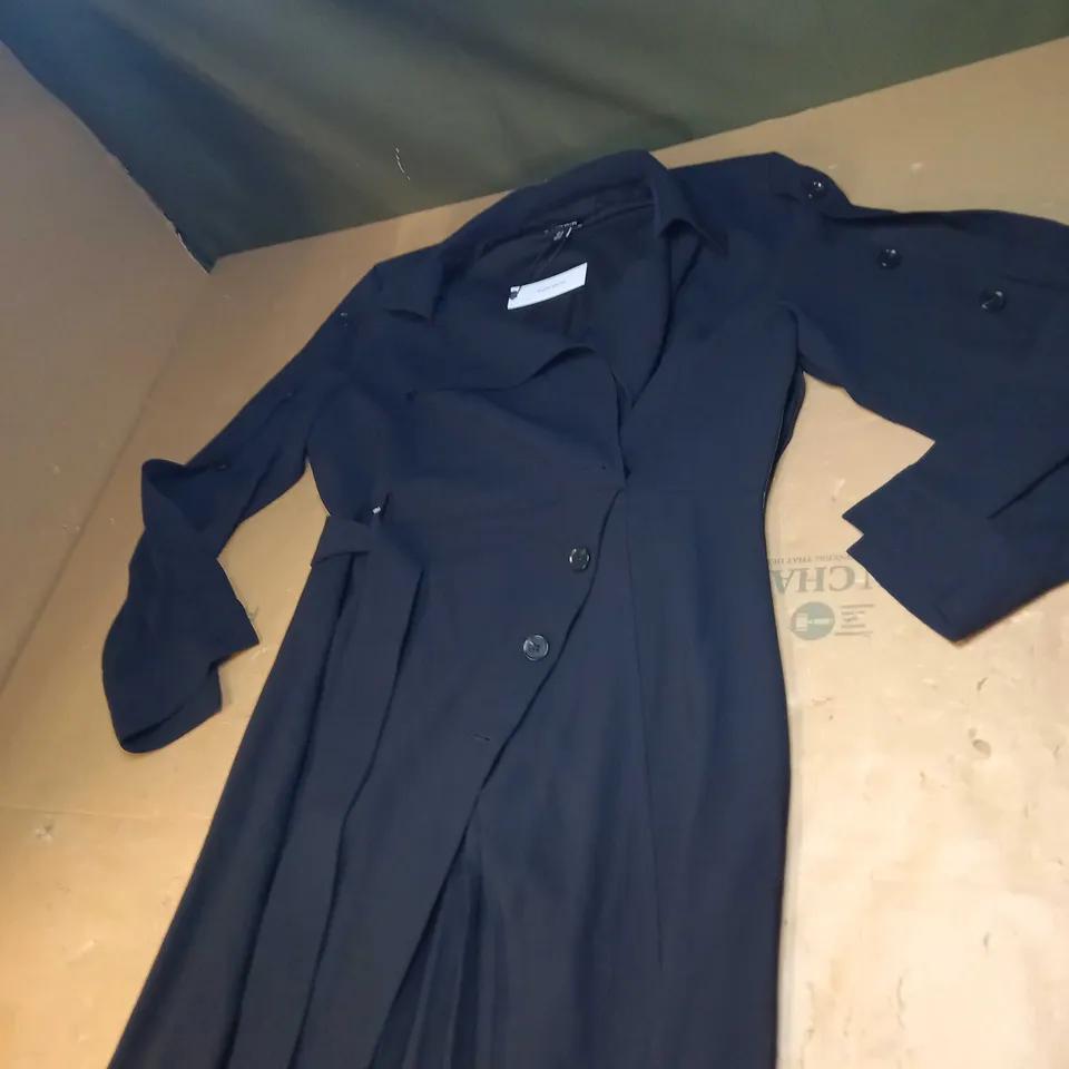 KAREN MILLEN BUTTON DETAIL PLEATED DETAIL MIDI DRESS SIZE 16