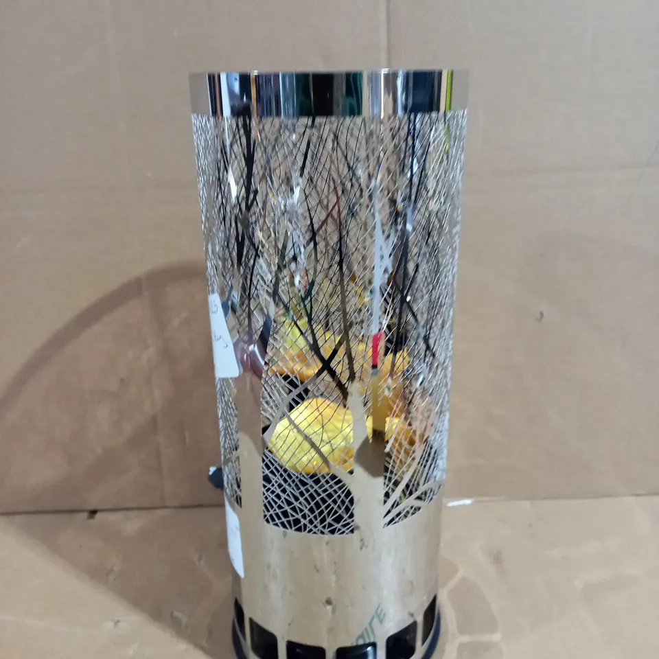 LUXA CHROME BRAZIER FOREST FLAMELIGHT