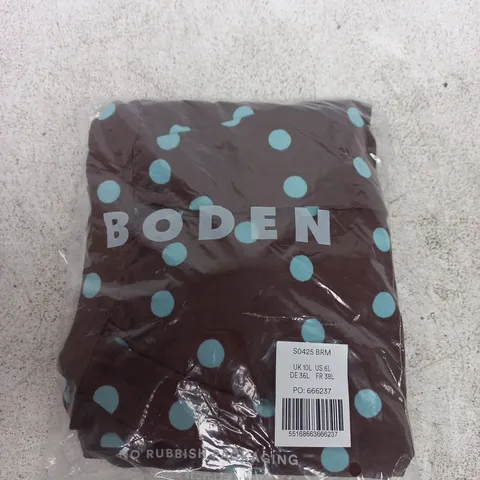 BODEN KYTHIRA RUCHED SWIMSUIT SIZE 10L