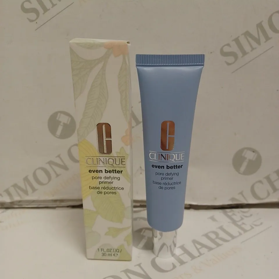 BOXED CLINIQUE EVEN BETTER PORE DEFYING PRIMER. 