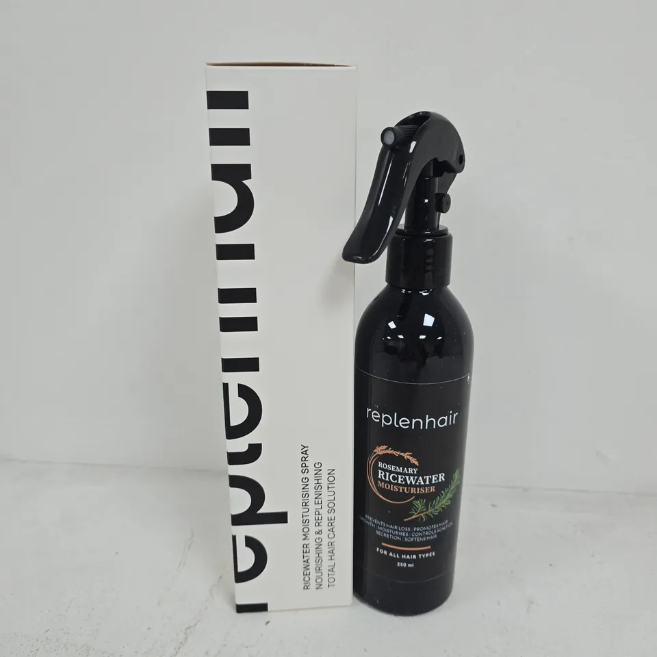 BOXED REPLENHAIR ROSEMARY RICEWATER MOISTURISER (250ML)